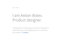Tablet Screenshot of antonibotev.com